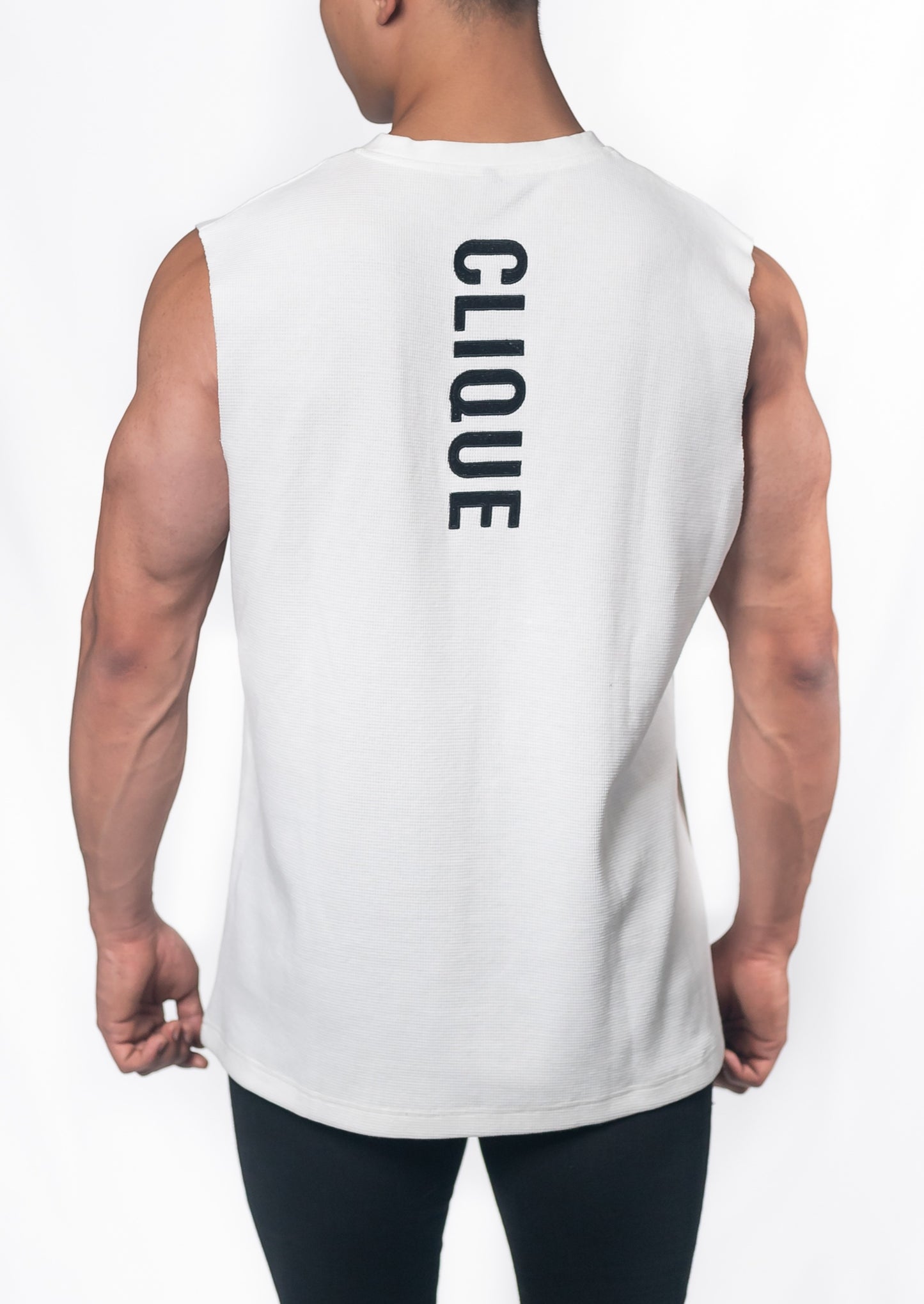 Statement Cut Off Tee - Pure White