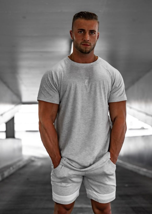 Triumph Co-ord Set Shorts - Grey