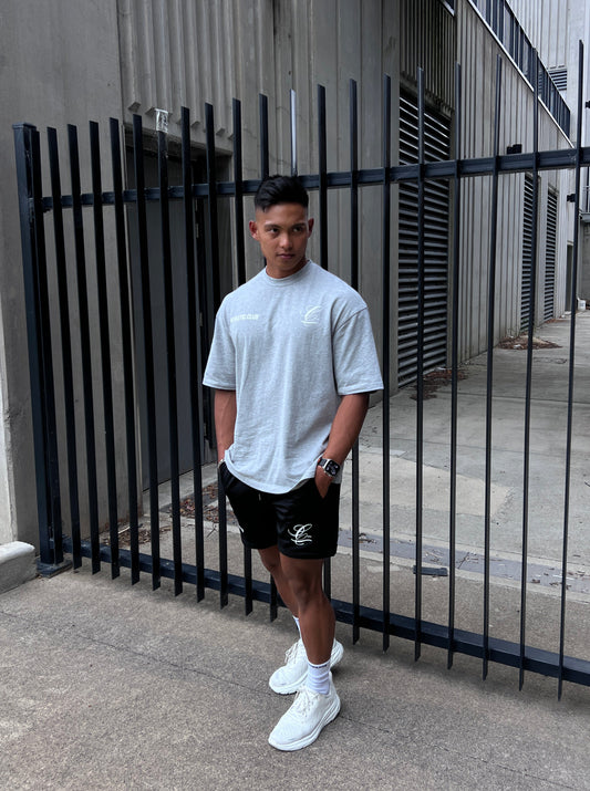 Double Logo Athletic Club T-Shirt - Grey