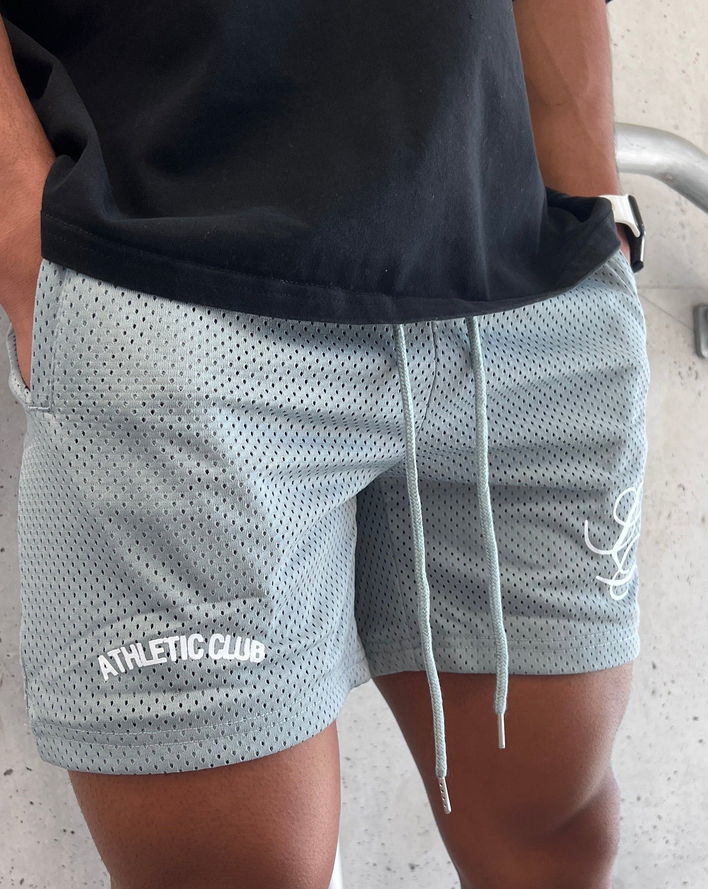 Athletic Club Mesh Shorts - Grey
