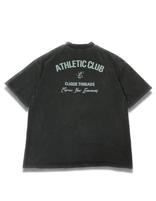 Athletic Club T-Shirt - Washed Black