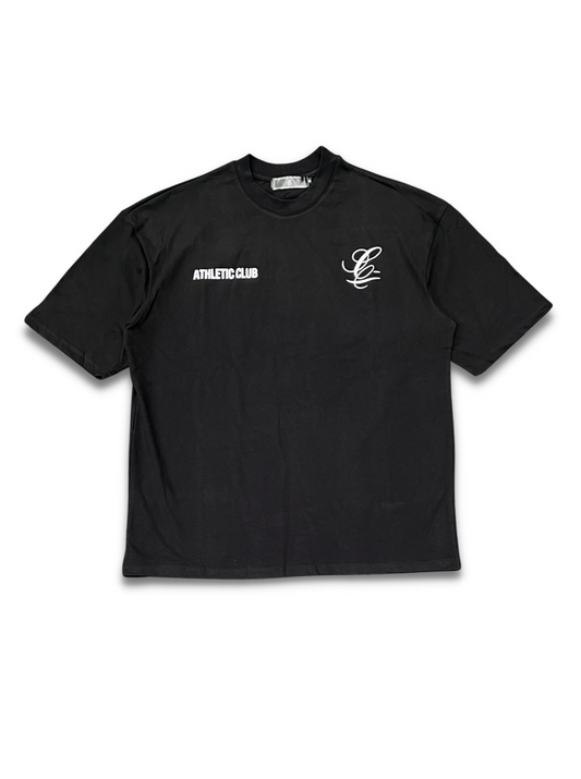 Double Logo Athletic Club T-Shirt - Black