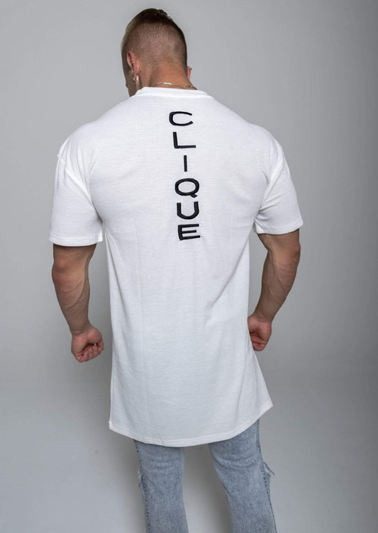 Oversized Statement Tee - White