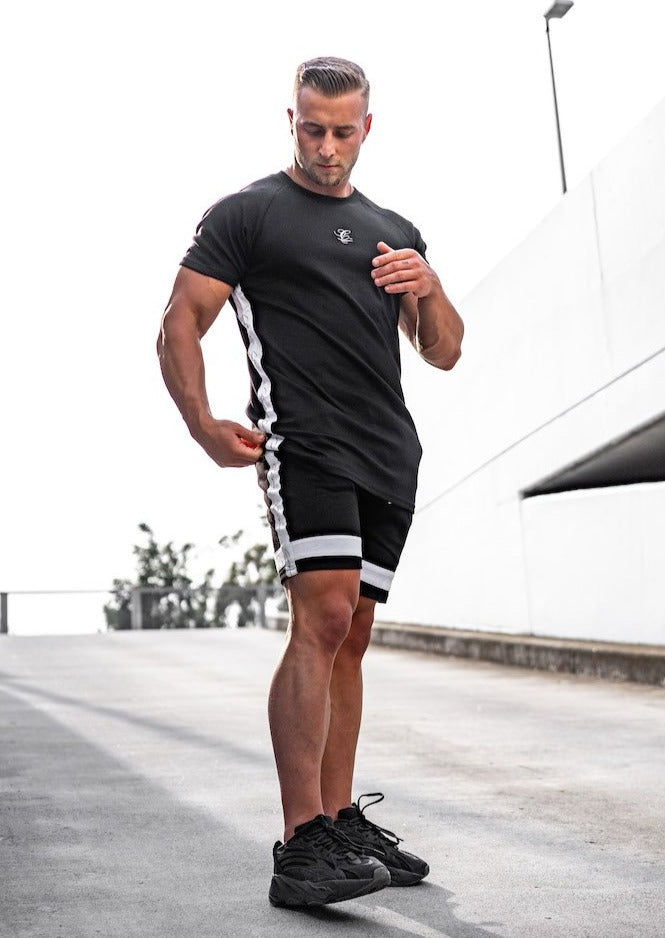 Triumph Co-ord Set Shorts - Black